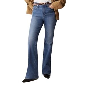 J. Crew Factory Boot Cut Mid Rise Blue Denim Jeans Women's Size 28